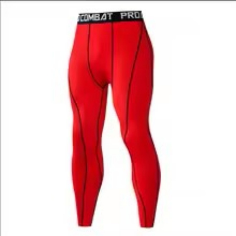 Yoga Fitness Training - Leggings a compressione da uomo, pantaloni