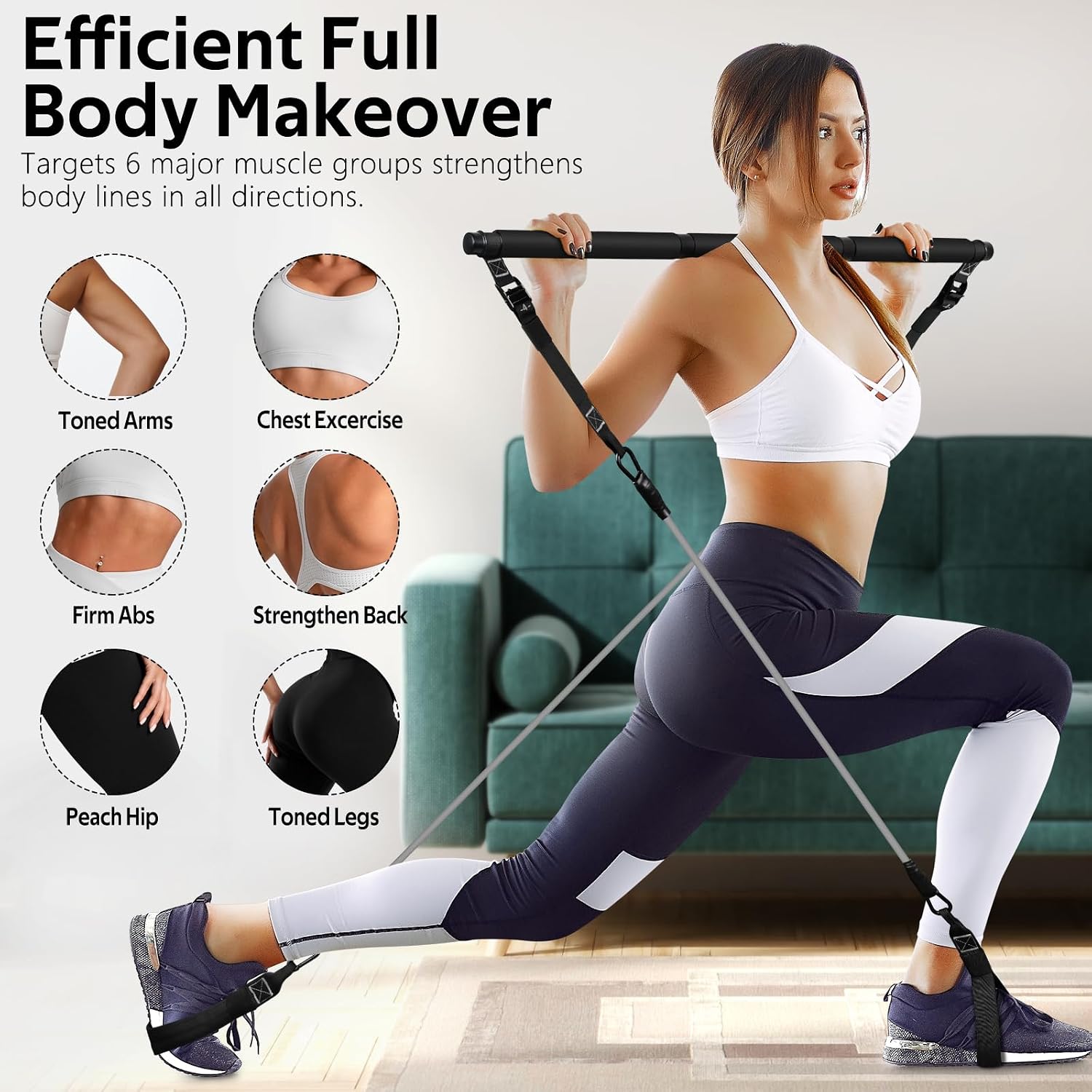 Allenamento Bar fasce di resis - Yoga Fitness Resistance Band recensione e prezzo